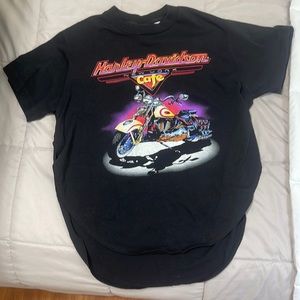 Vintage Harley Davidson open tee - reworked by Frankie Collective - size medium